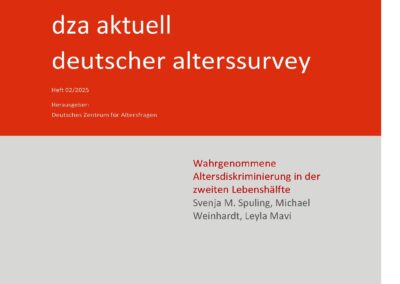 Studie zu Altersdiskriminierung